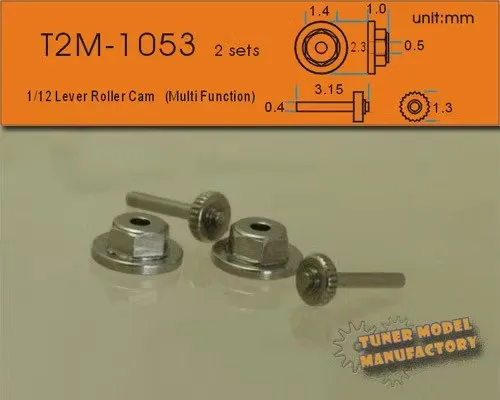 T2M 1:12 Roller Control Rod 1053 Modifying and Assembling Model Accessories