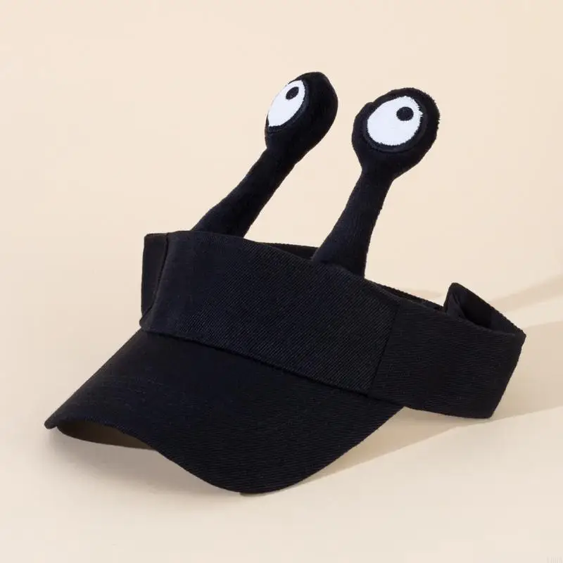 Y88A Breathable Fast Drying Open Top Hat Adjustable Strap Antenna Design Baseball Hat