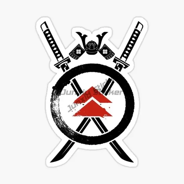 Samurai Ninja Ghost Warrior Creative PVC Sticker for Decorate Car Bicycle Van Truck Helmet Window Wall Fridge Decal Accessorie 4