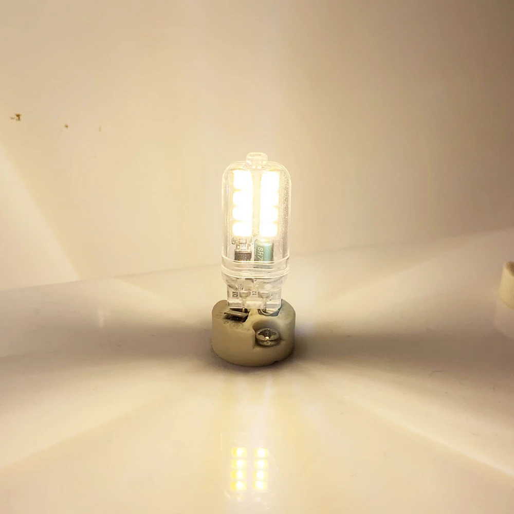 10pcs G4 No Flicker LED Bead LED Small Corn Lamp AC/DC12V 3W 2835 Replacement Halogen Lamp