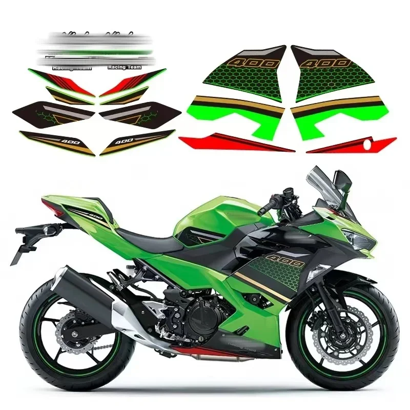 

For NINJA400 ninja 400 2018-2023 2018 2019 2020 2023 Ninja Motorcycle Accessories Fairing Sticker Whole Car Sticker Kit