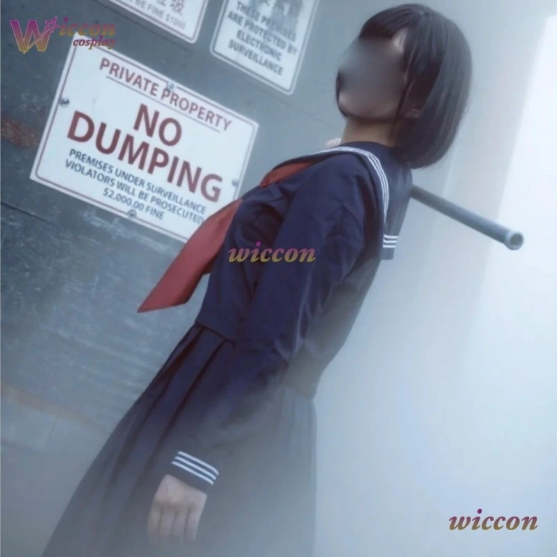 Moe Silent Women's School Uniform Game Hinako Shimizu Cosplay Costume Hill Hallowen Party RolePlay Tops Skirt Tie Socks Takerlam