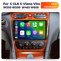 MEKEDE Android14 Car-play 9inch For Mercedes/Benz/CLK/W209/W203/W208/W463/Vaneo/Viano/Vito Car Radio Car Multimedia Video