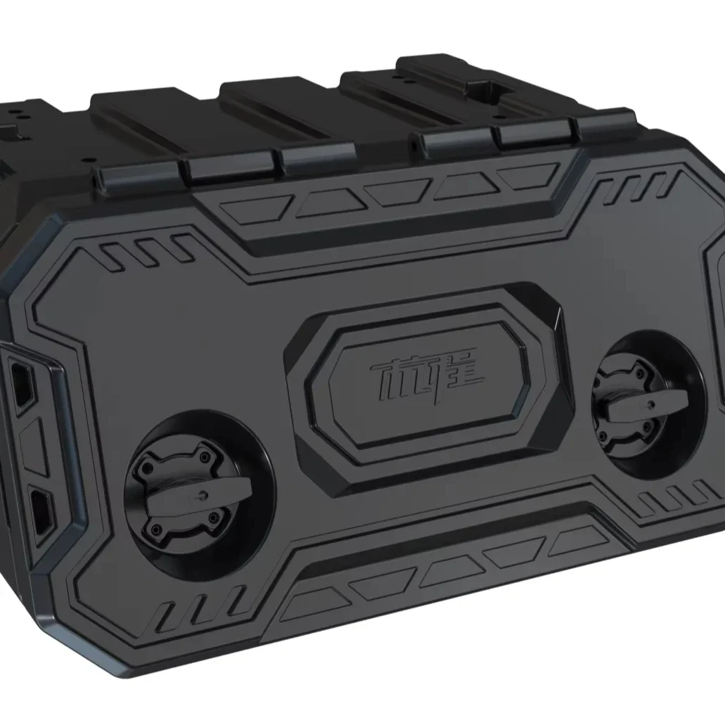 

Wholesale Custom Universal Pickup Truck Bed Rack Cargo System 50L PE Storage Box