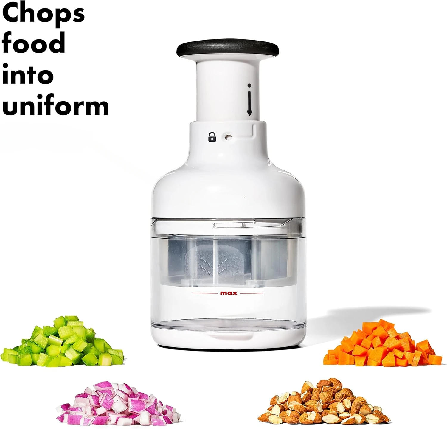 Grips Vegetable Chopper, White