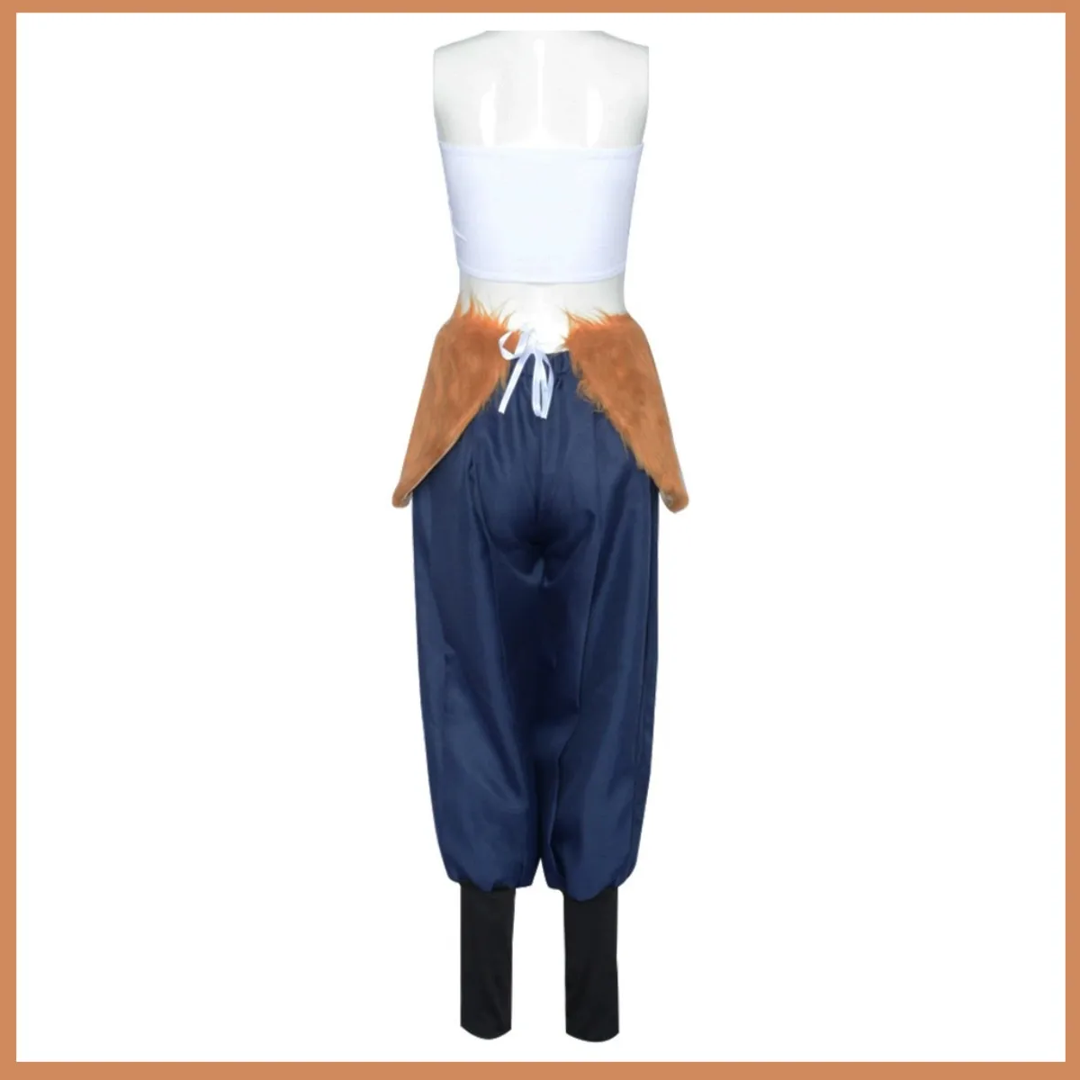 أنيمي Hashibira Inosuke تأثيري حلي شعر مستعار مثير أنبوب القمم السراويل الخصر زينة زي قتال موحد مجموعة كاملة امرأة هالوين البدلة