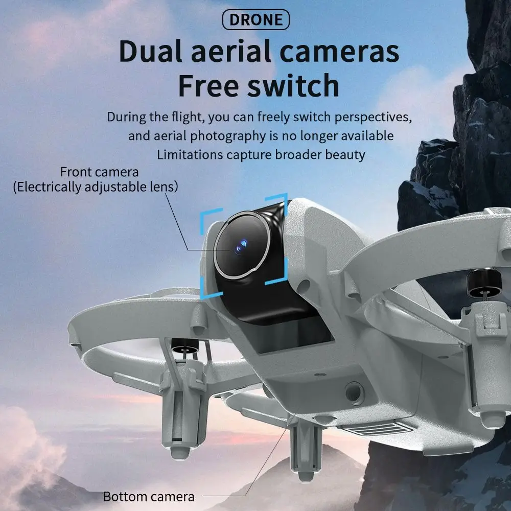 

НОВЫЙ БПЛА A26, 2 цвета, подарок для детей, профессиональный, HD, для аэрофотосъемки, пластиковый, с двойной HD-камерой