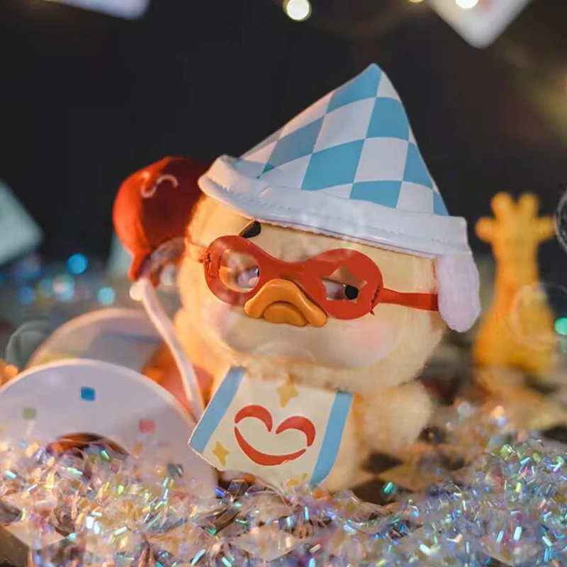 

New 13cm Pocket Version Annoying Duck Crazy Circus Duck Plush Blind Box Vinyl Pendant Upsetduck V4 Bag Decoration
