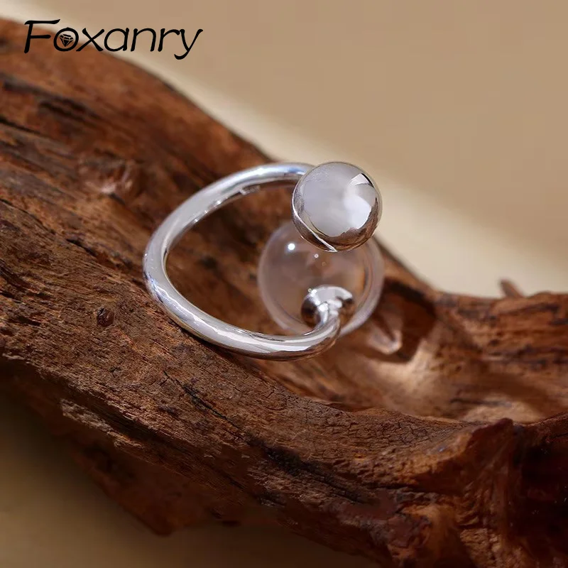 �y�Z�[�����zFoxanry �V���o�[�J���[�N���X�^���I�[�v�������O�����K�[���Y�t�@�b�V�����d�H�ƃV���v���G���K���g���j�[�N�Ȍ������̉ԉł̃W���G���[�M�t�g