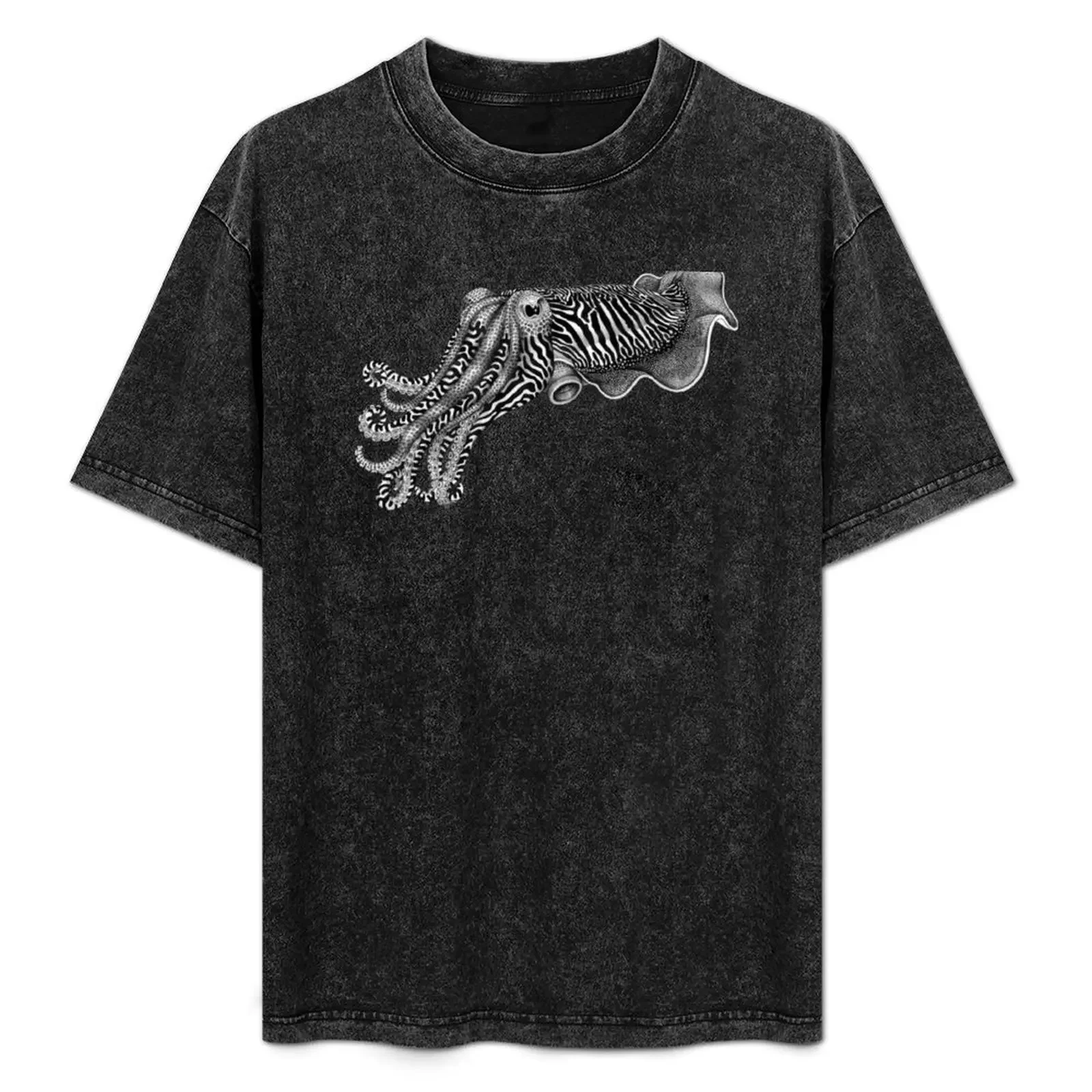 

Cuttlefish T-Shirt blue archive anime t shirts plain anime clothes clothing for men