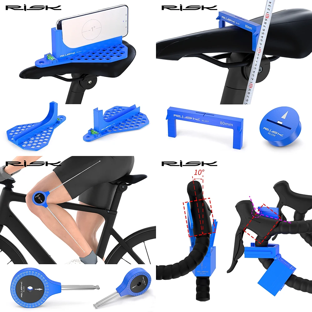 

Инструмент для измерения велосипедного седла - Горизонтальный угол, высота сиденья, измерение угла шарнира внутренней изогнуты для велосипедного оборудования