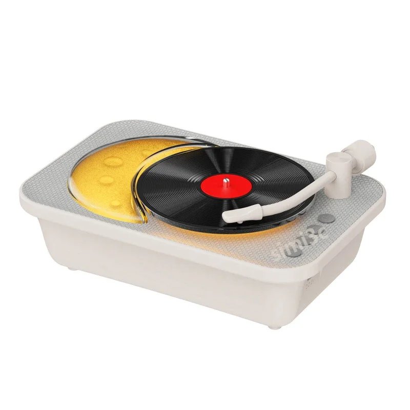 Tragbare Schallplatten schreiber Grammophon drahtlose Bluetooth 5,0 Lautsprecher Schlafzimmer und Heim dekoration Retro-Aufnahme Lautsprecher Säule