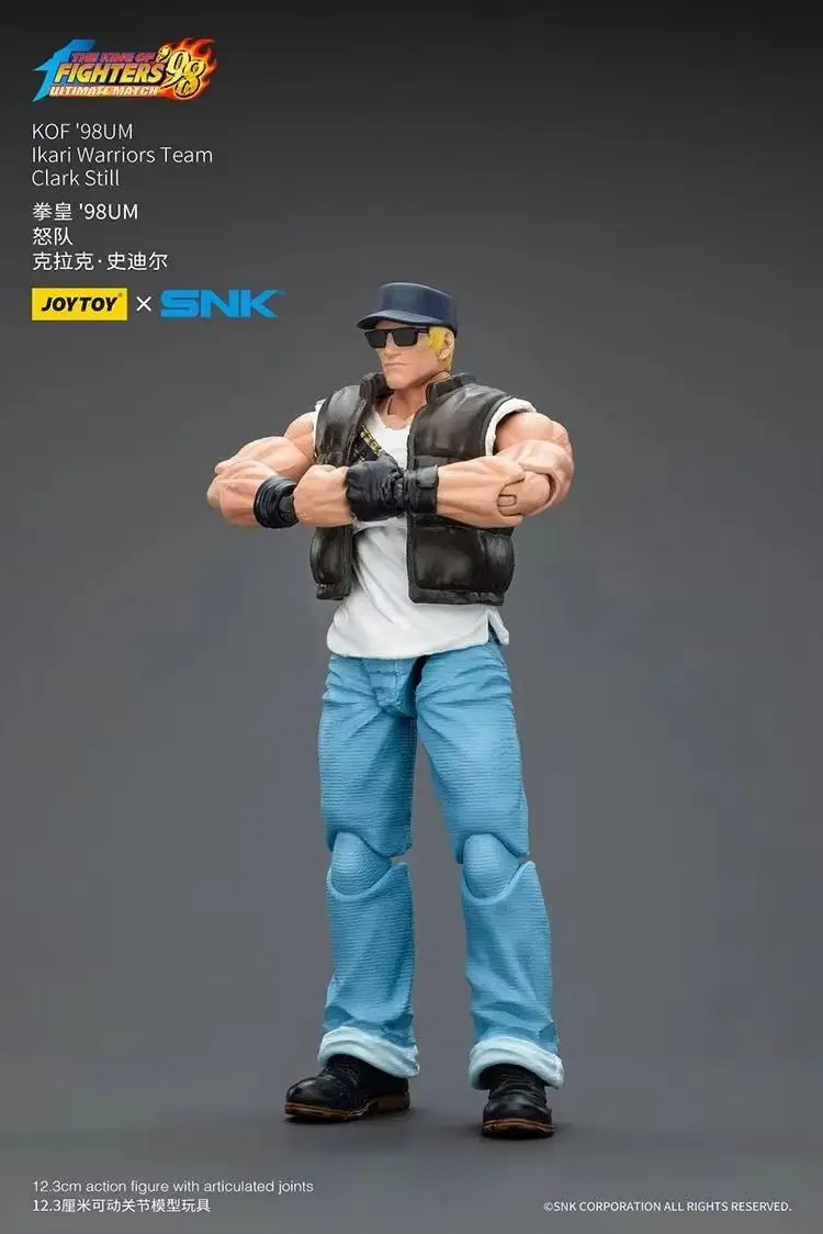 

JOYTOY Action Figures SNK KOF'98UM Ikari Warriors Team Clark Still Doll Gift Decoration Collection Original Model