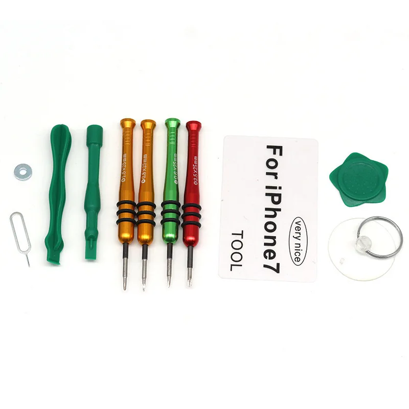 ชุดเครื่องมือซ่อมโทรศัพท์มือถือ 11 in 1 ชุดไขควงเปิดสำหรับ iPhone iPad แล็ปท็อป คอมพิวเตอร์ ชุดเครื่องมือถอดประกอบ