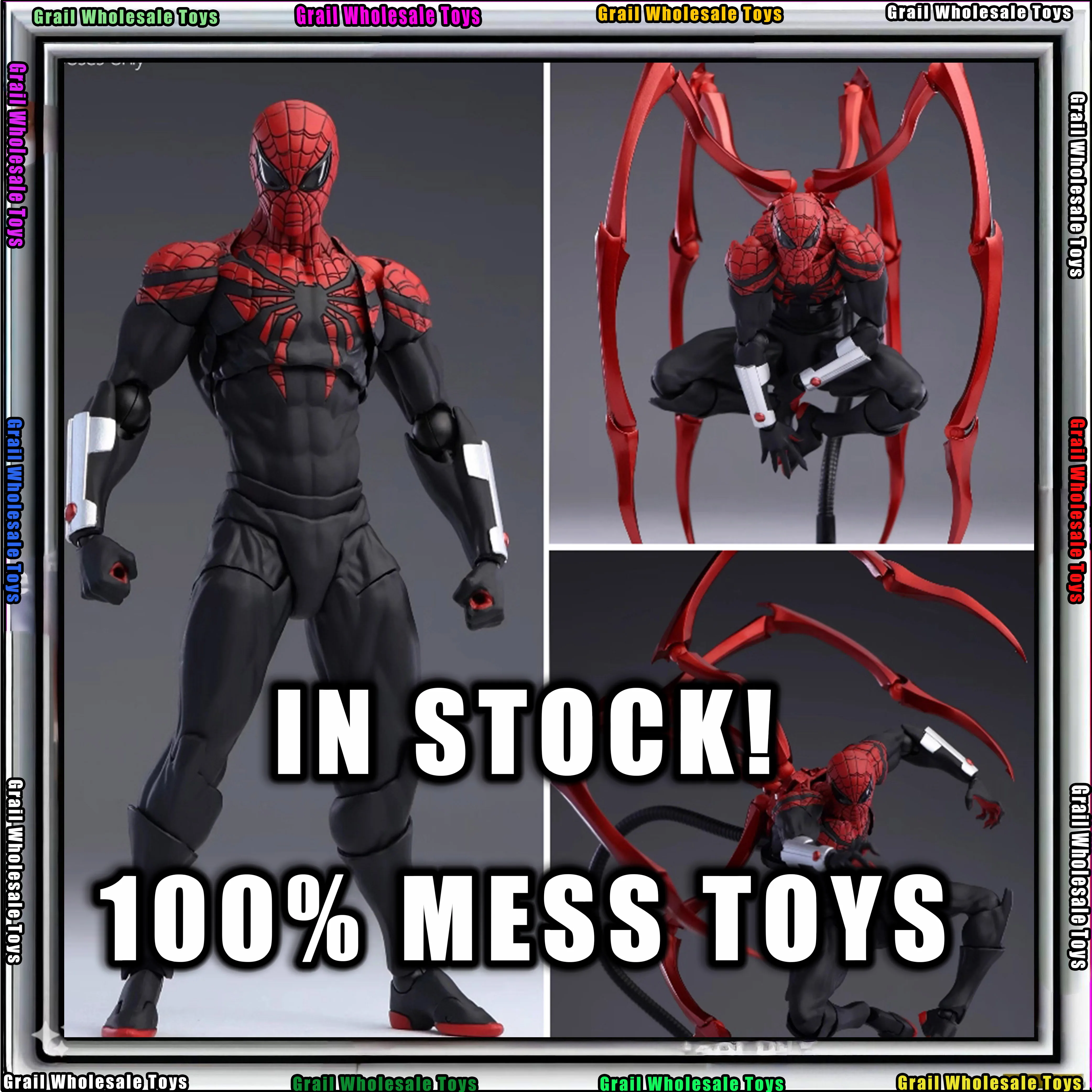 

I[n Stock!] Mess Toys Superior Spider Man Doctor Octopus Peter Parker Messtoys Spiderman Neighbor Anime Action Figure Gifts Toys