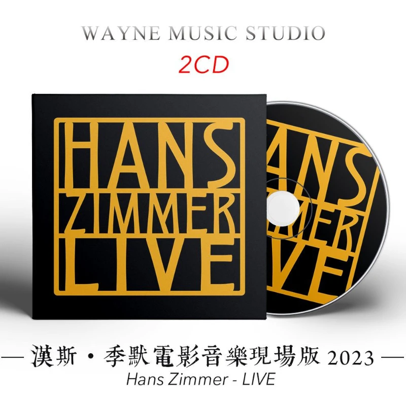 

Hans Zimmer Music CD Greatest Hits Movie OST Album 2pcs Music Record Cosplay Walkman Car Soundtracks Box Party Music Collection