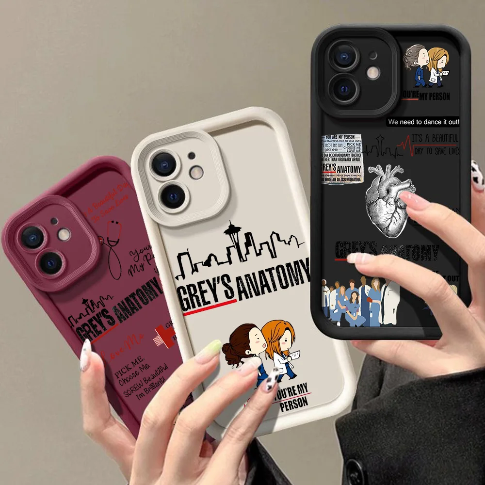 Capa de Telefone Greys Anatomy You Are My Person para Xiaomi Mi 15T 17 15 14 13 12 14T Lite Poco M7 F7 C40 Pro Ultra 4G 5G