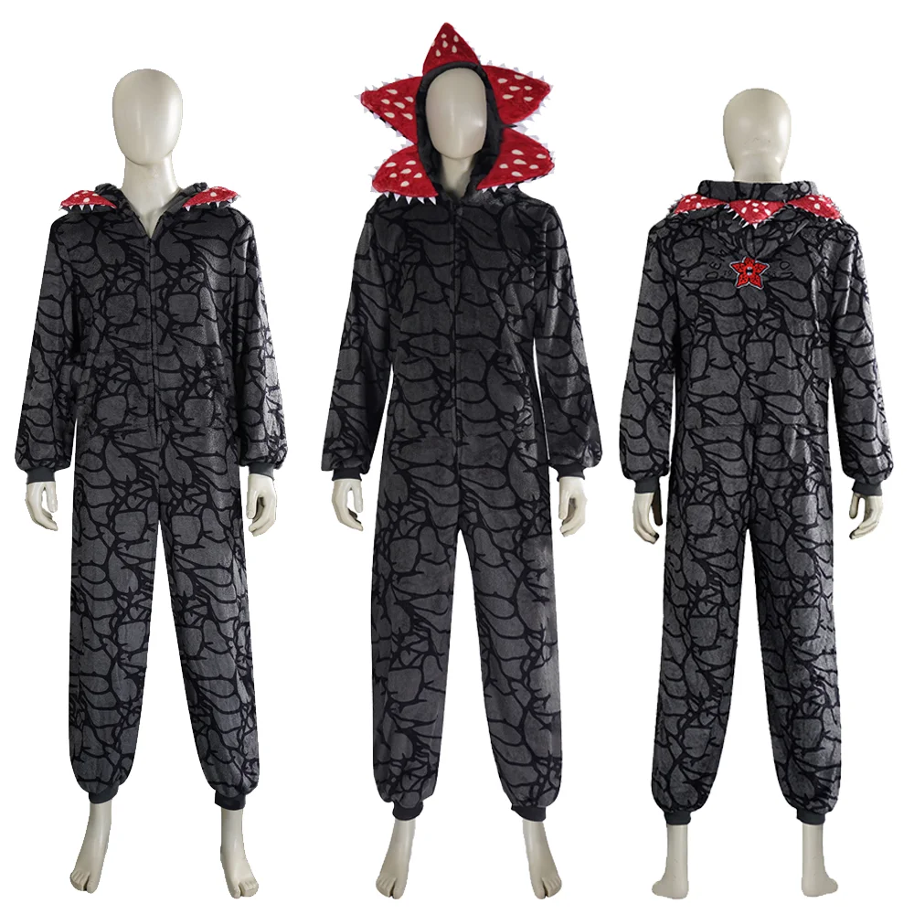 

Костюм для косплея Demogorgon Cannibal Flower, комбинезон, пижамы, осенне-зимняя одежда для дома, модная уютная одежда для сна, маскировка на Хэллоуин