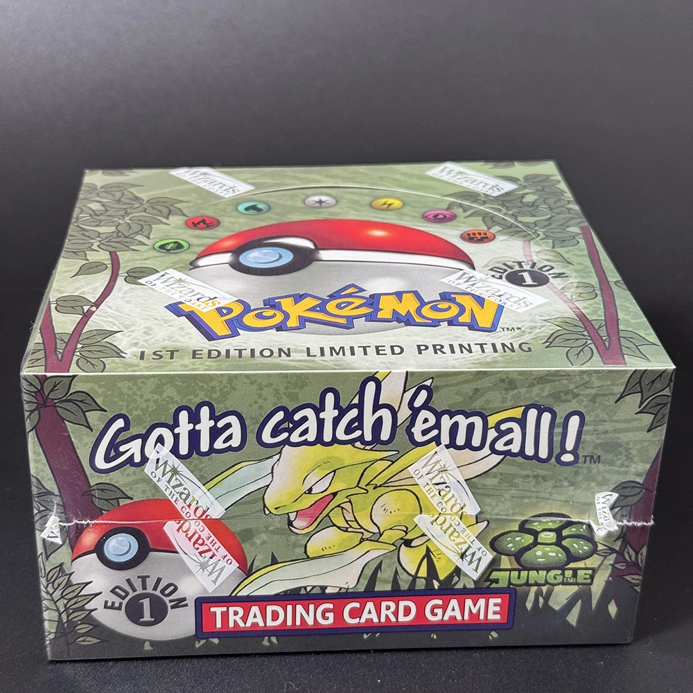 PKM Base Set Fossil Jungle Team Rocket Neo Destiny Booster Box 1999 2000 Year 1st Edition 1Box 36 Packs Proxy Game Cards Sealed