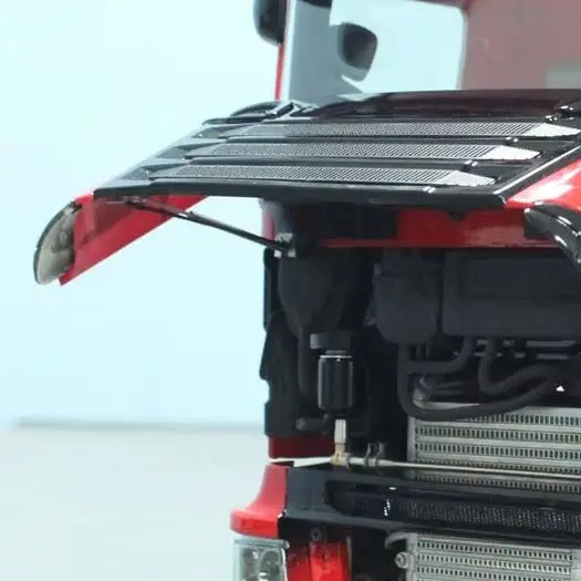 

Радиоуправляемый самосвал 4x4 из металла, масштаб 1/14, с гидравлическим подъемом, 3-скоростной трансмиссией, окрашенный, со звуком и светом