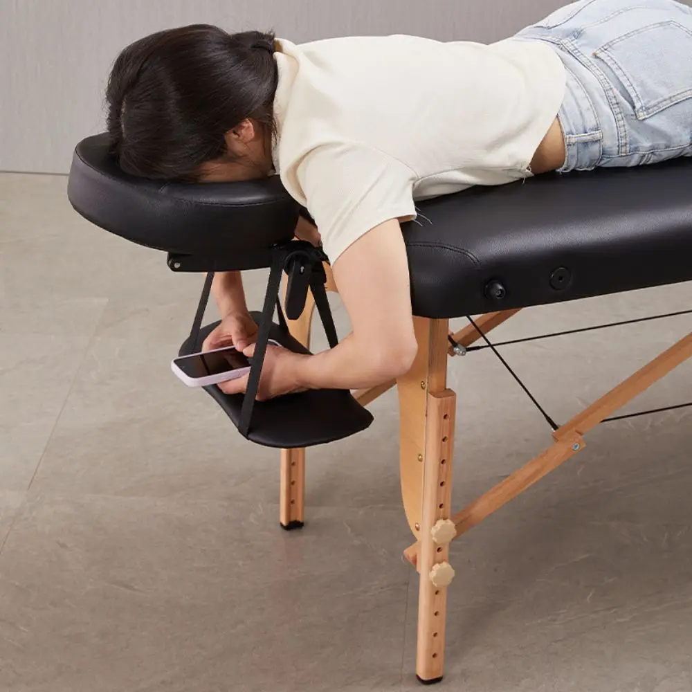 Adjustable Massage Headrest Folding Portable Face Pillow Support Removable Easy to Install Head Cradle Massage Bed