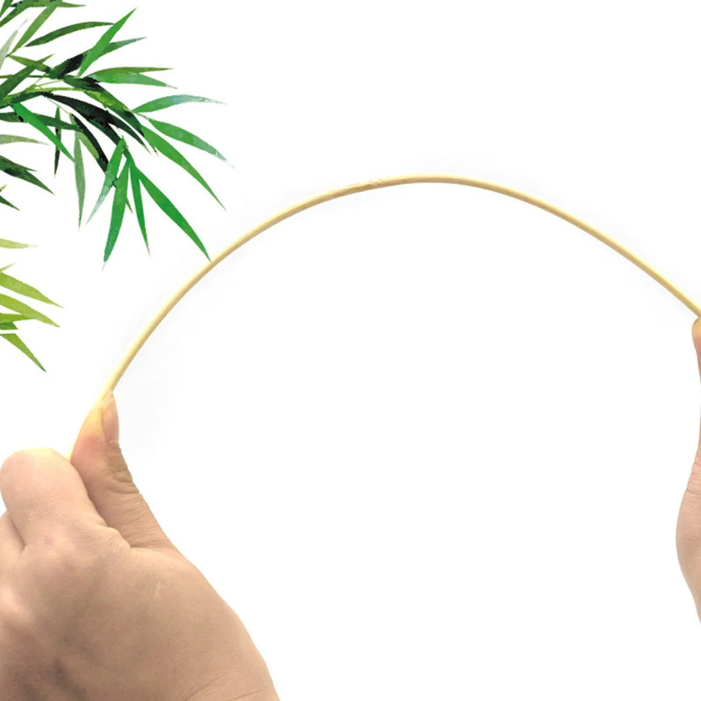 

2Packs Bamboo Sticks Disposable Sharp Pointed Skewers Premium Bamboo for Bbq Party Dessert Food Picks Flower Packing