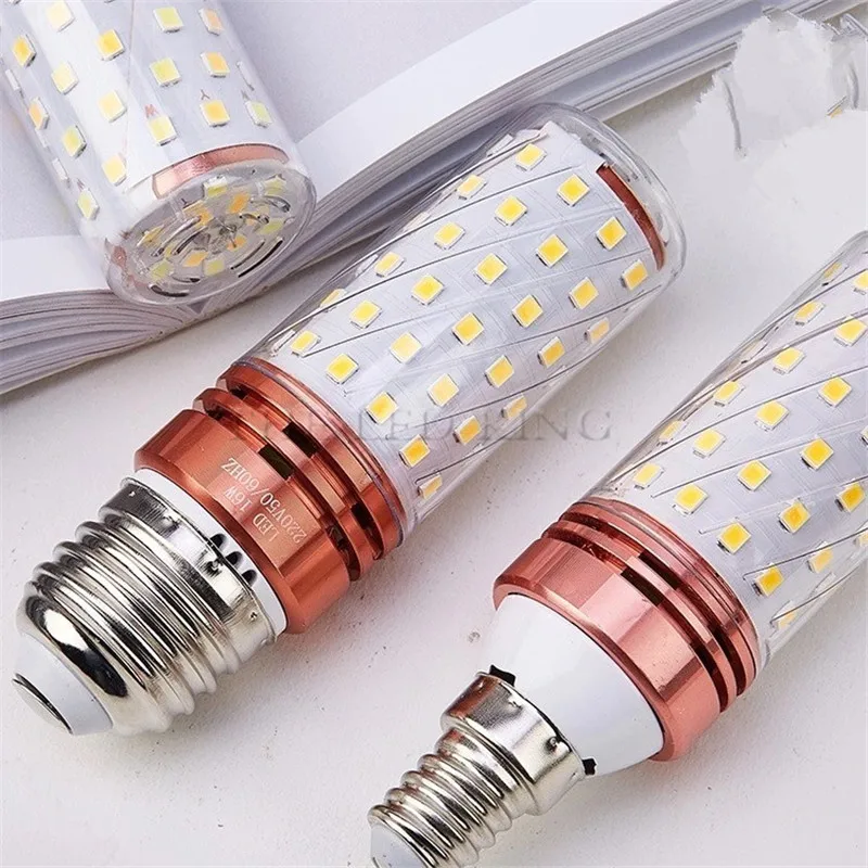 Lâmpada milho led, lâmpada milho led para lustre forte 12w, lâmpada de três cores com brilho ajustável, e14, parafuso pequeno, fonte de luz e27