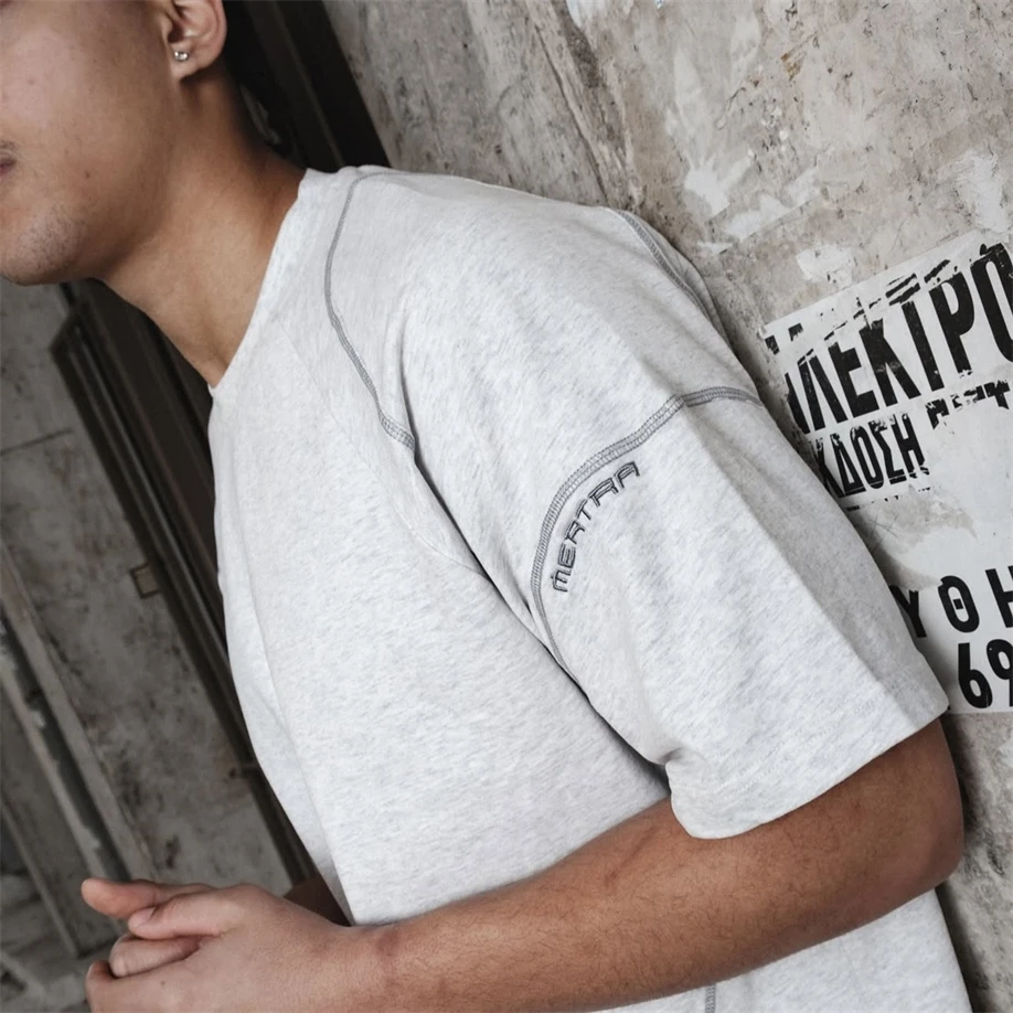 

Футболка Mertra Summer New Faion, свободная повседневная футболка ey ort Sve, брендовая хлопковая футболка, впитывающая пот, круглая, Ne