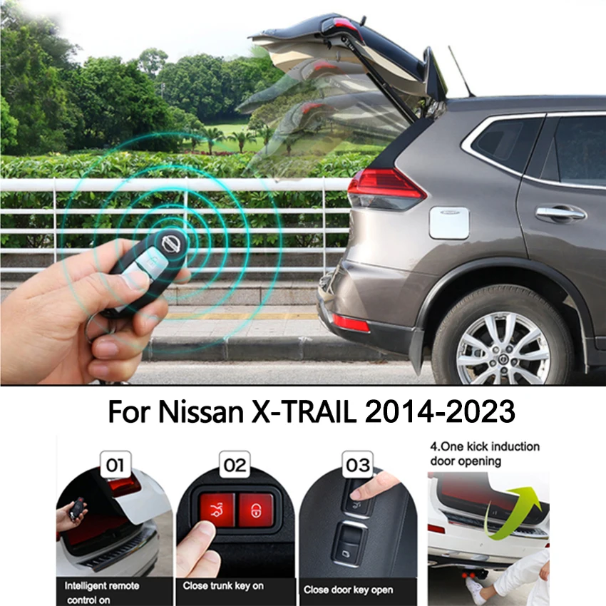 

For Nissan X-TRAIL 2014-2023 Tail Gate Door Supports Shock Golf Giuli Tailgate Boot Gas Struts Spring car Accessories