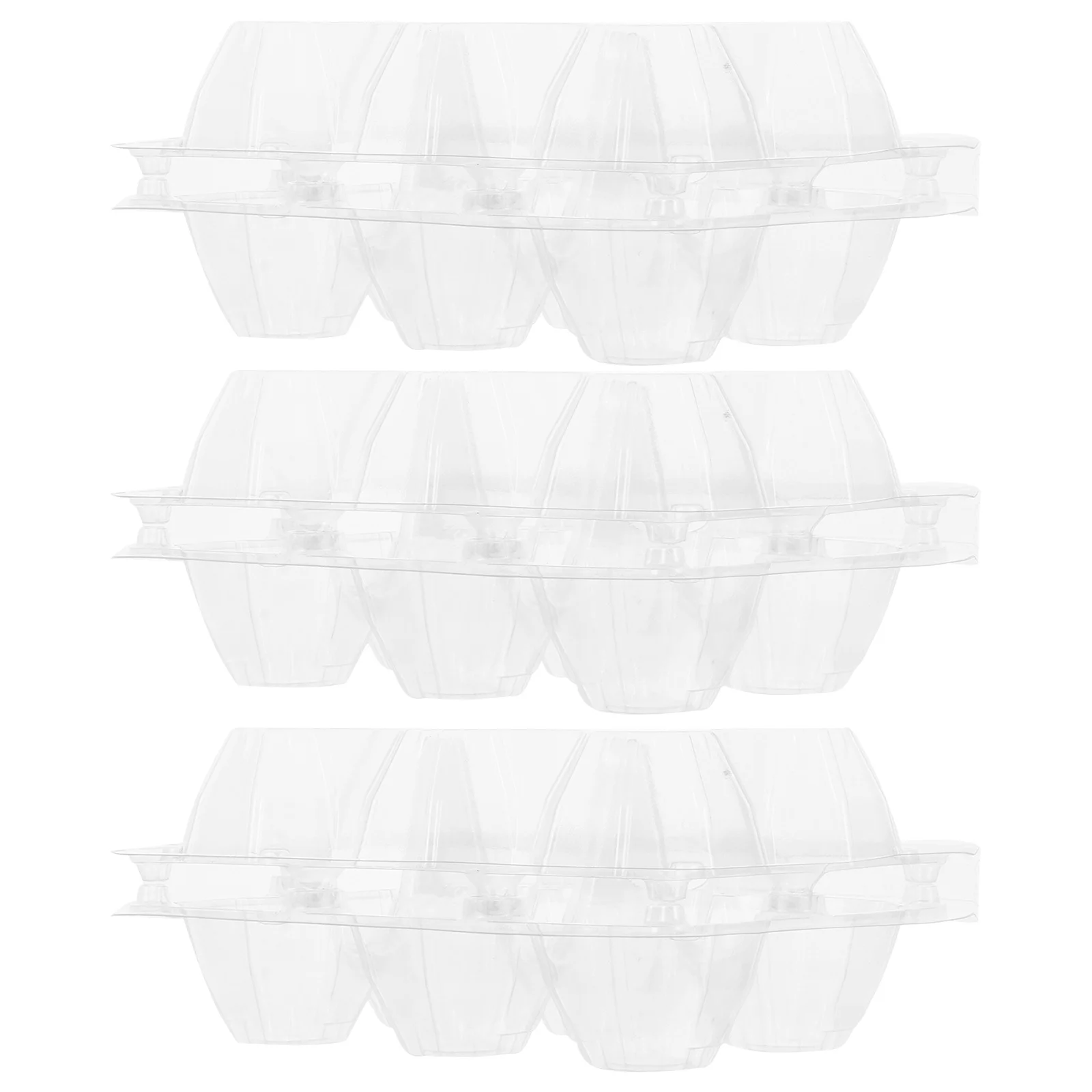 20 قطعة من حاويات تخزين البيض المنزلية، مادة شفافة، قالب نفطة، علبة حفظ طازجة قوية ومتينة، صندوق بيض #4