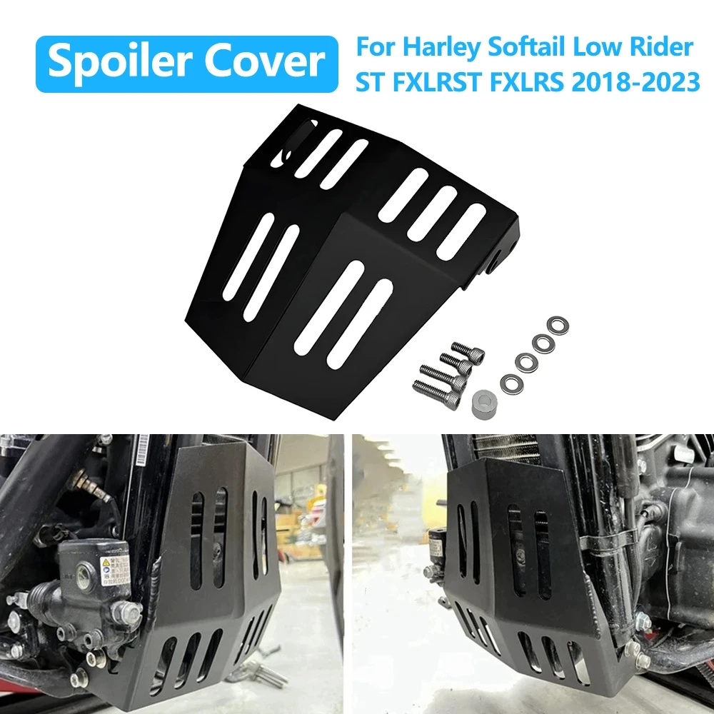 

Motorcycle Front Chin Spoiler Cover Fairing Guard For Harley Softail Low Rider ST FXLRST FXLRS 2018-2023 Aluminum Accessories