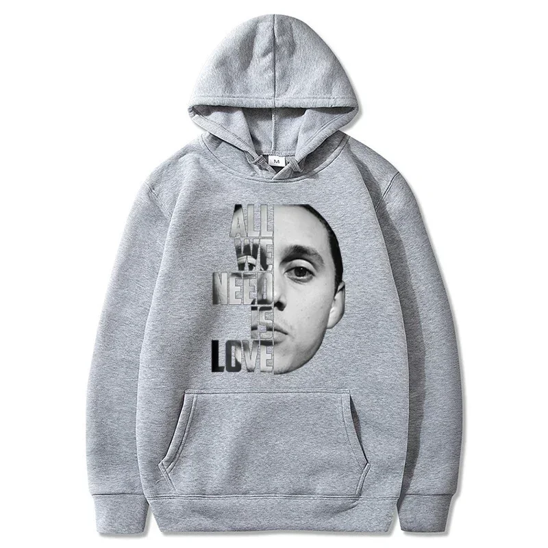 Canserbero bluzy moda męska raper graficzne bluzy z nadrukiem damskie Casual Harajuku Streetwear dres z kapturem Plus rozmiar