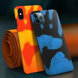 Thermal Heat Induction Sensor Phone Cases For iPhone 17 16 15 14 12 Mini 13 Pro MAX 11Pro MAX XR SE2 XS MAX Protective Cover