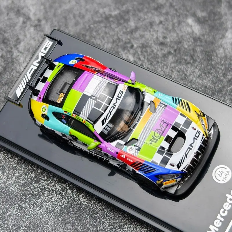 

PARA 1:64 Mercedes-Benz AMG GT3 2025 Bathurst 12H Gruppel #888 Alloy Car Module