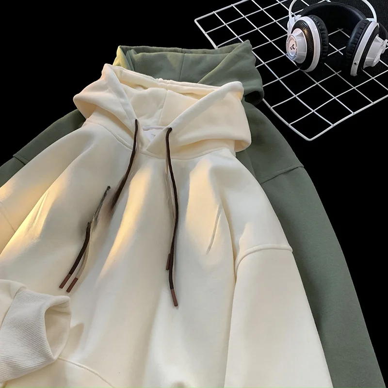 

American Sle Loose Fit Hoodie Sweatirt Men's Spring Autumn New Sle Casual Outerwear Youth ular Trendy Color