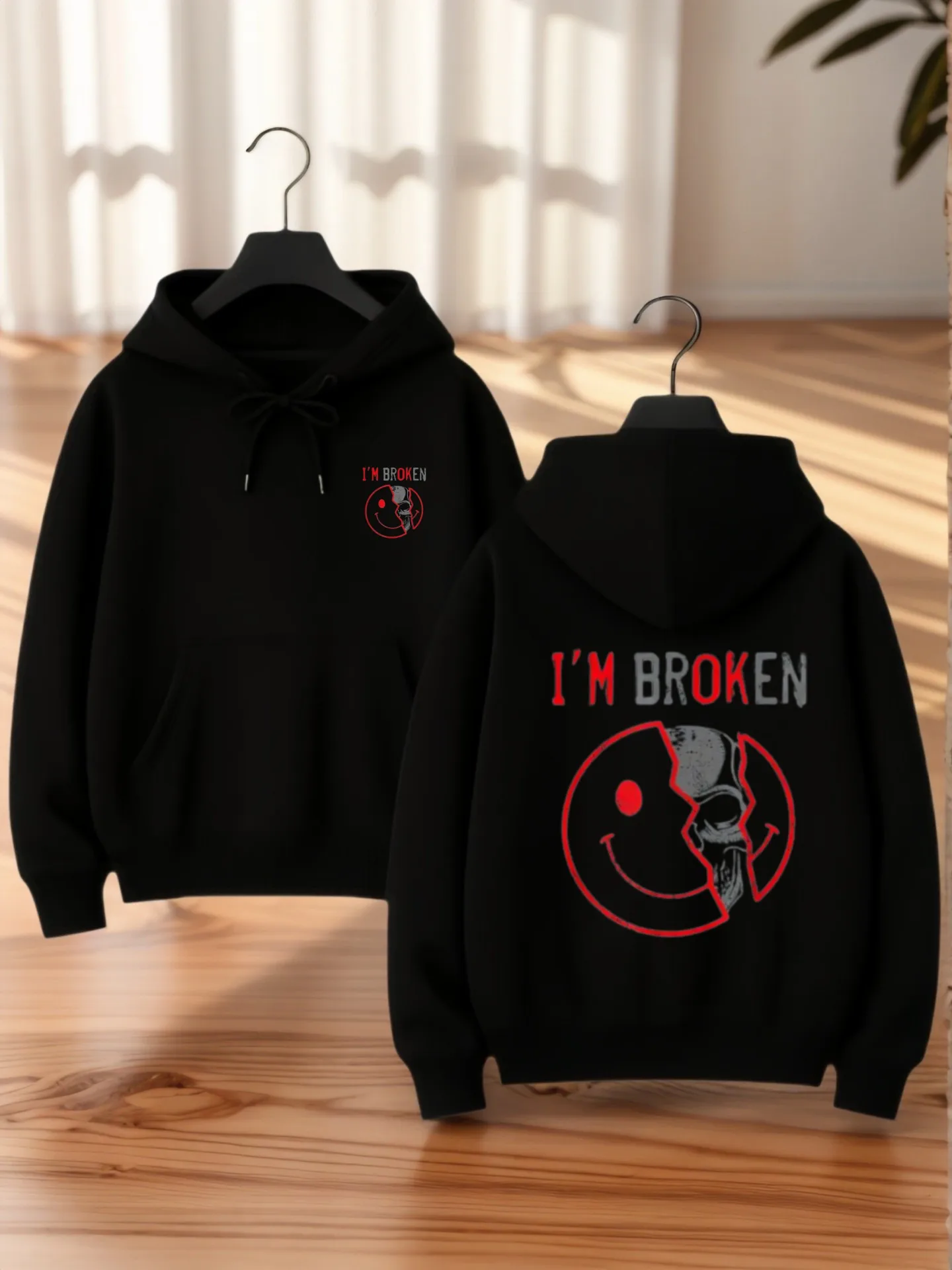 

Graphic Hoodie Women, American - Themed Print, Casual Aesthetic, Soft Fabric, Casual Everyday Wear, For Young Men