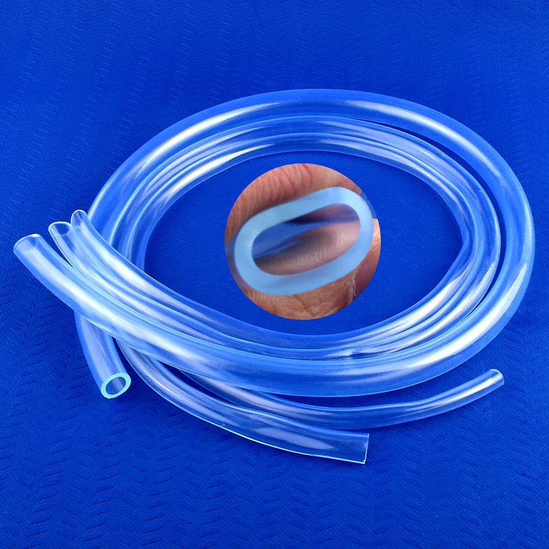 1M 4/5/6/8/10/12/16/20/25 mm Food Grade PVC Transparent Silicone Tube Hose Aquarium Garden Irrigation Flexible Oxygen Tube