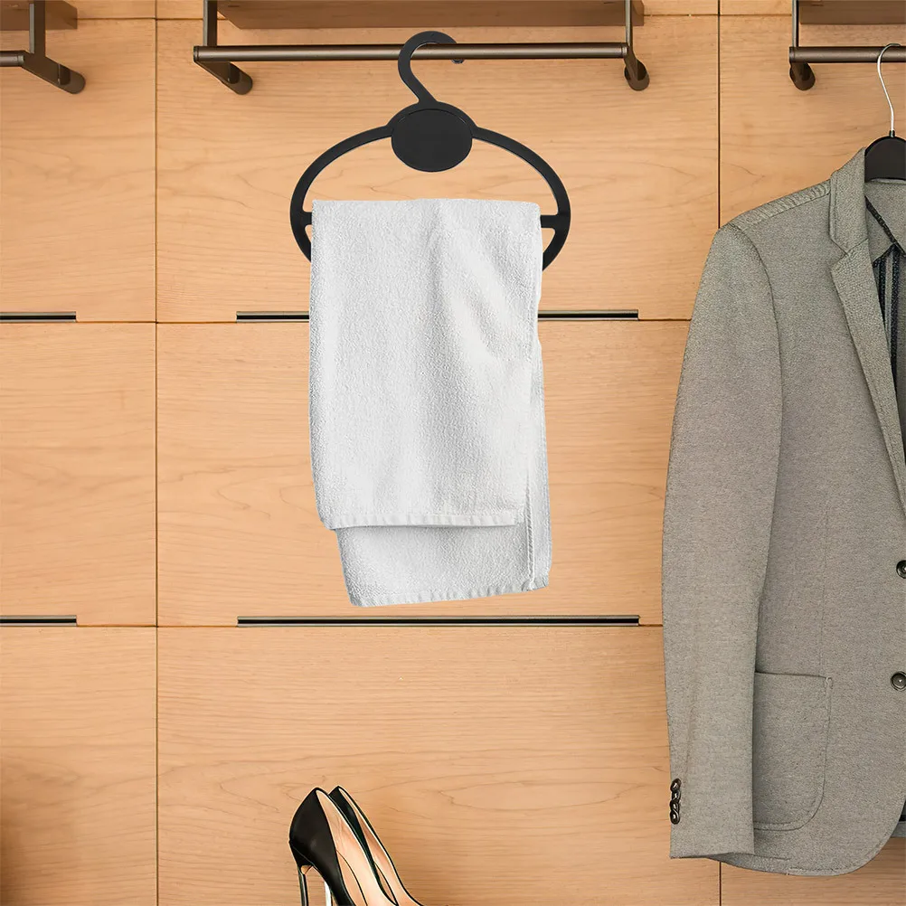 

50pcs Round Hook Scarf Hanger Multi-Functional Tie Belt Organizer Storage Rack For Closet Shawls Towels Vests Hangers