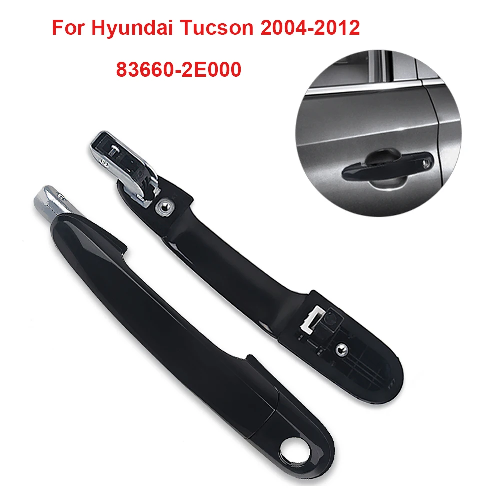 

4PC Door Handle Left & Right Outside Door Handle For Hyundai Tucson 2004-2012 83660-2E000 Auto External Handle Bowl High Quality