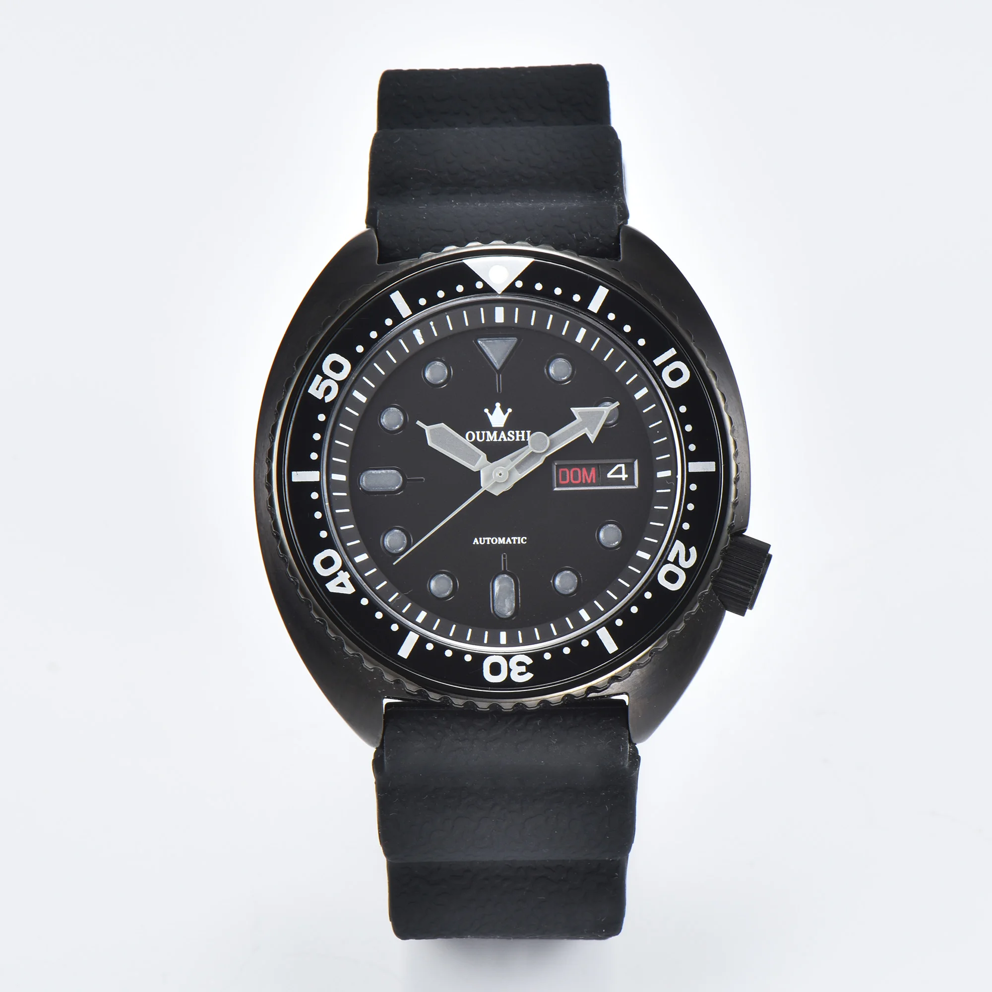 42mm NH36 PROSPEXX turtle wristwatches for men with Japanese genuine NH36 automatic movement rubber strap can customize logo