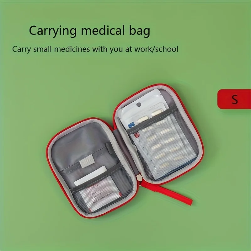 Large Capacity Medical Bag, Portable Student First Aid Kit, Outdoor Medicine Storage Box, Home Travel Essential Medication Bag