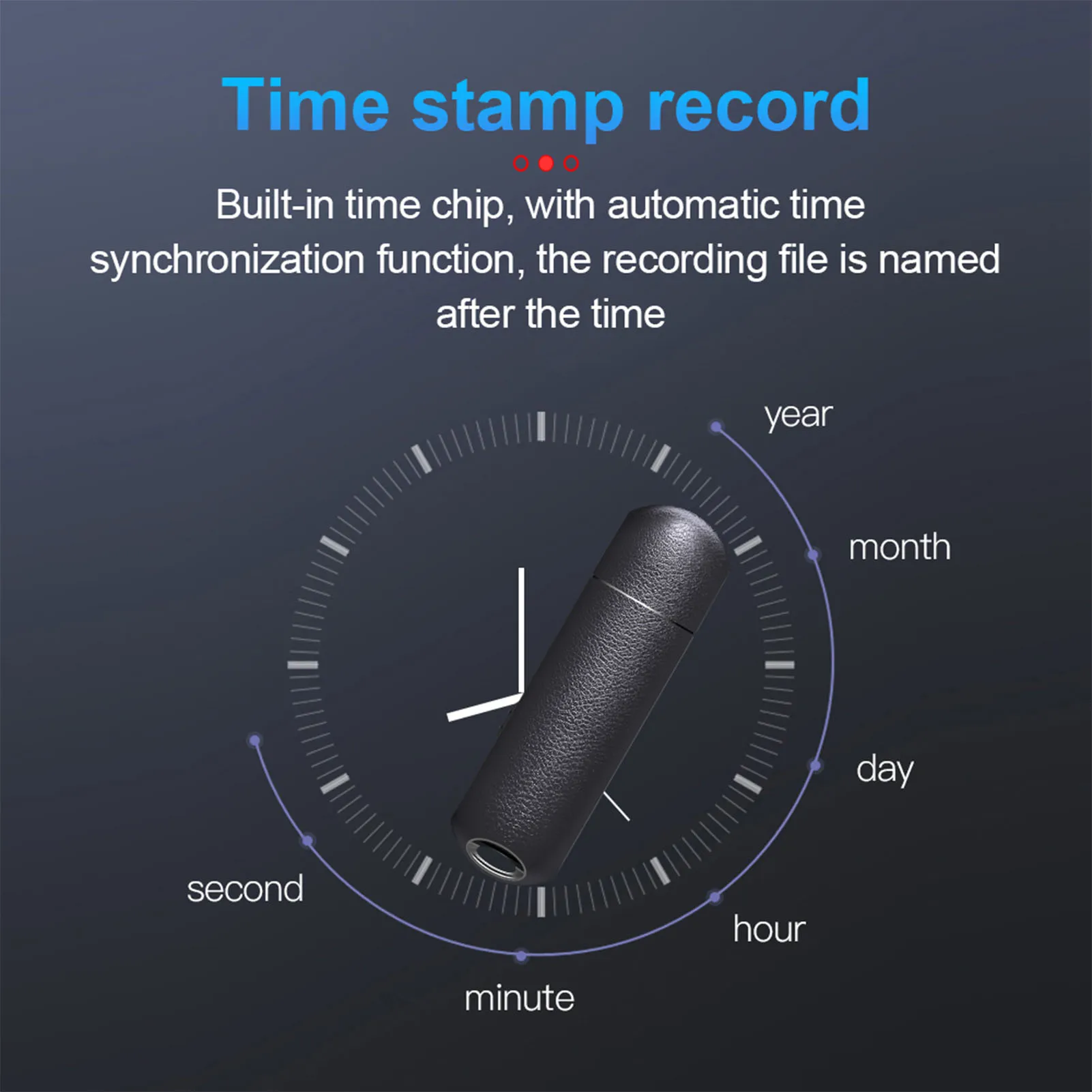 مسجل صوت USB صغير مسجل صوت منشط محرك فلاش رقاقة احترافية للحد من الضوضاء قابلة لإعادة الشحن للكمبيوتر