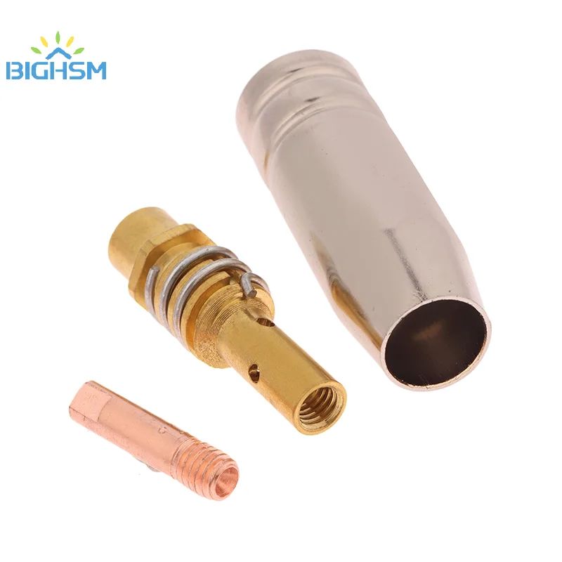 3Pcs 15AK Conductive Tip Nozzles Contact Tips For MIG Welding Torch Welding 0.8/1.0/1.2mm Welder Nozzle Part Kit