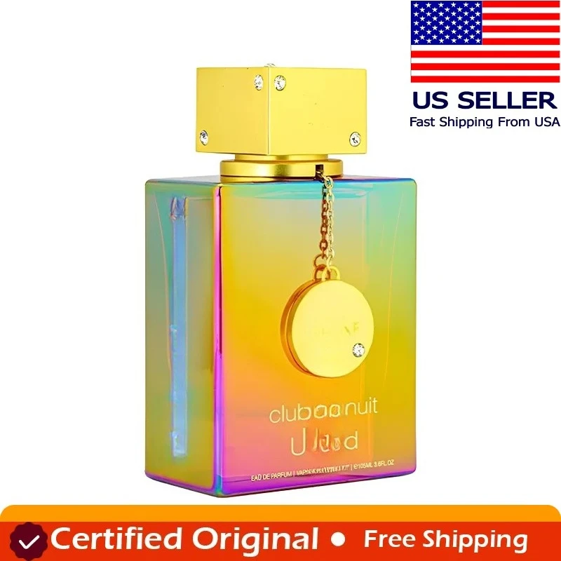 Arabian Luxury Men's Eau De Parfum 3.6oz, Untold Inspired, Woody Amber Spicy Scent, Long-Lasting Elegant Spray For Daily