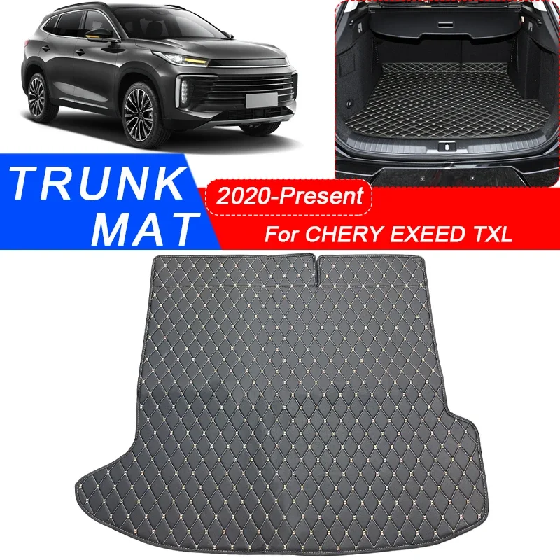 Custom Car Styling Trunk Main Mat For CHERY EXEED TXL 2020-2025 Waterproof Anti Scratch Non-slip Protect Cover Auto Accessory