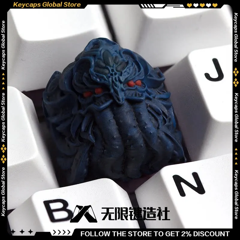 

Кастомный кейкап серии Cthulhu для механической клавиатуры, оригинальный дизайн, для игровой клавиатуры с переключателями Cherry MX