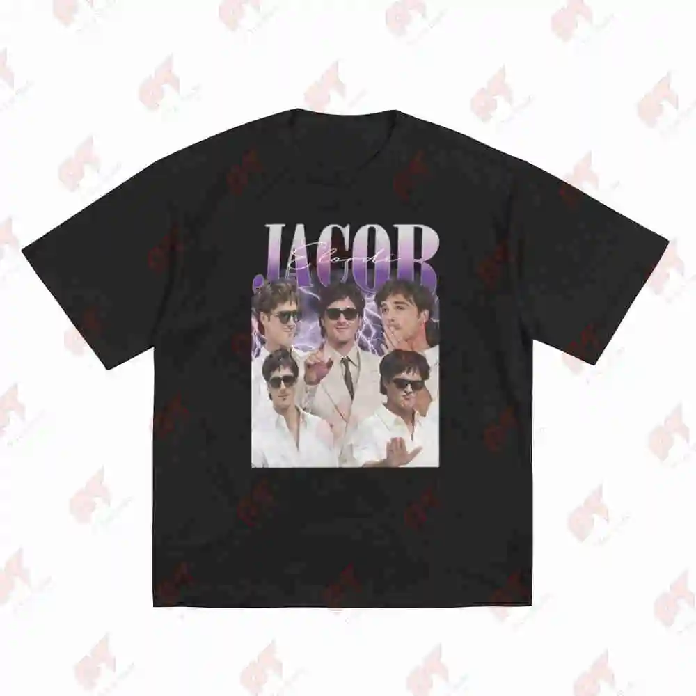 Jacob Elordi Fan Short Sleeve Tee 100% Cotton T-Shirt