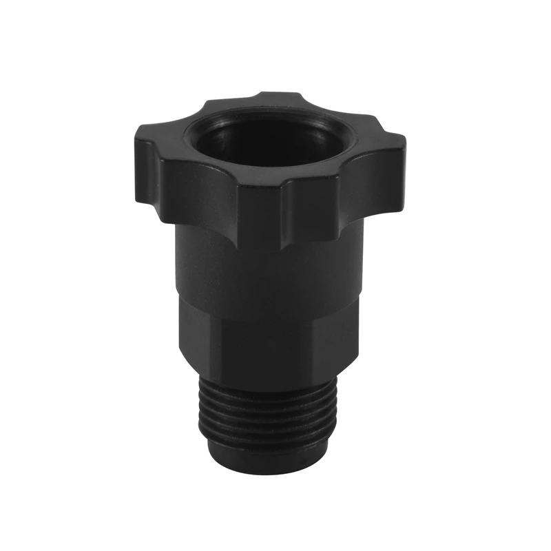 1Pcs Spray Tool Connector For PPS Adapter Spray Tool Cup Adapter Fit For Devilbiss Spray Tool Disposable Measuring Cup,Black