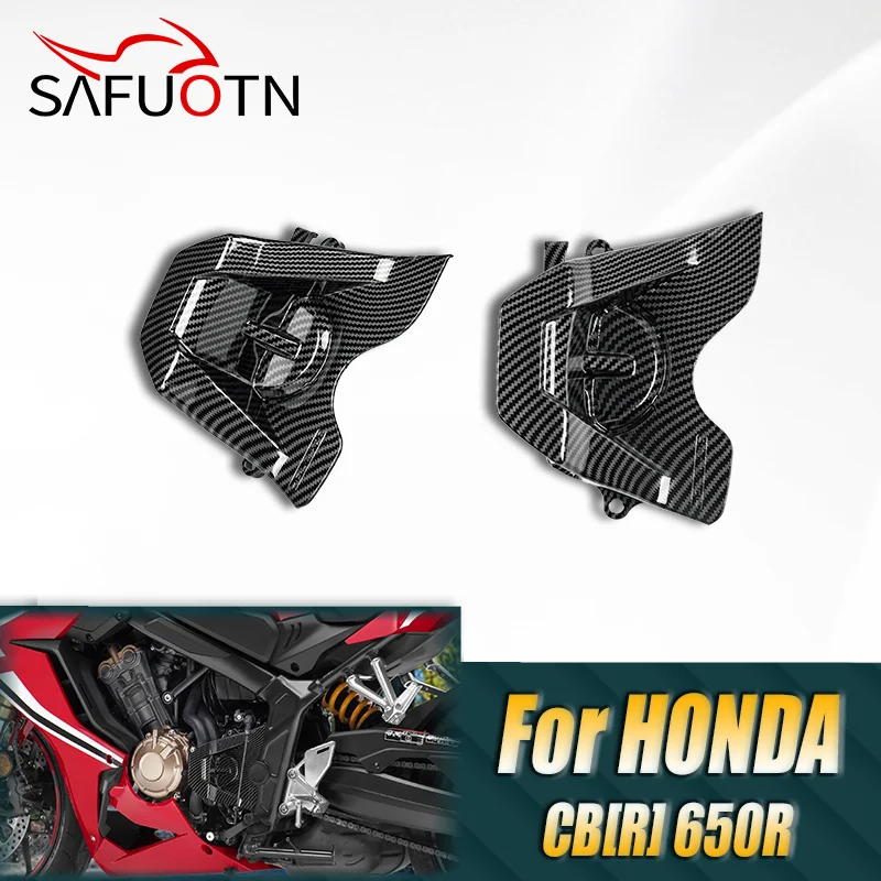 

Front Sprocket Chain Cover Guard Parts for Honda CB CBR 650R 2019 2020 2021 2022 2023 Motorcycle Gear Protector