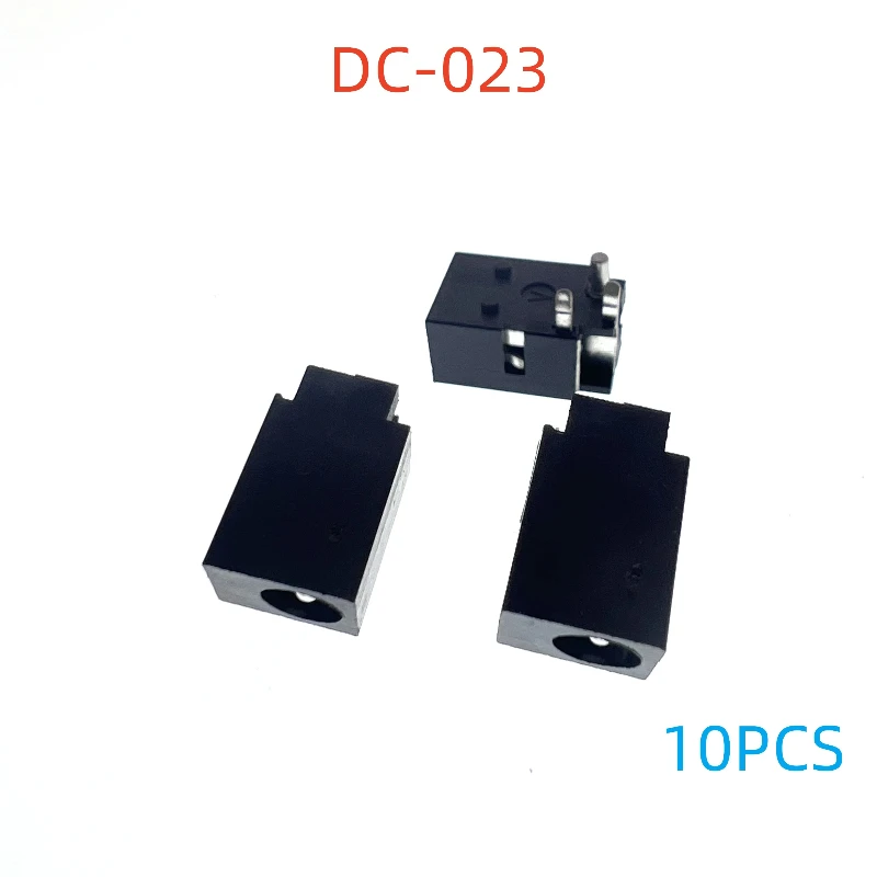 

10Pcs DC-023 4.0mm x 1.7mm Black DC Power Jack Socket Connector DC023 4.0*1.7mm 4.0x1.7mm needle Female Jack